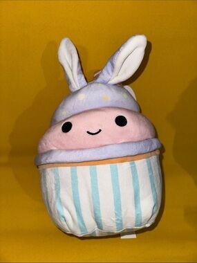 Plush Bunny Cupcake Soft Toy - Abigail Easter